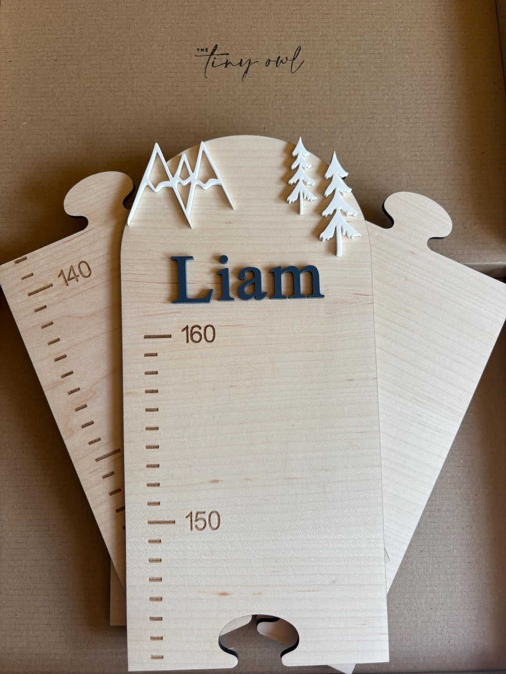 Personalised Wooden Height Chart, Kids Growth Chart, Nursery Height Chart, Wooden Growth Ruler, Personalised Nursery Decor, Kids Room Decor