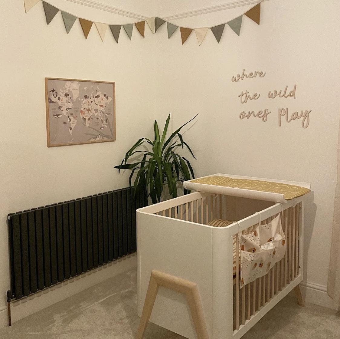 Where The Wild Ones Play Wall Words, Wooden Nursery Wall Decor, Playroom Decor, Kids Bedroom Decor, Wooden Wall Quote
