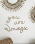 You Are Magic Wall Words, Wooden Nursery Wall Decor, Wooden Wall Words, Nursery Quote, Kids Bedroom Decor, Nursery Wall Art