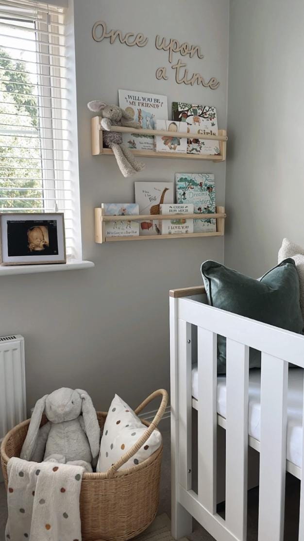 Once Upon A Time Wall Words, Wooden Nursery Wall Decor, Story Corner Decor, Kids Bedroom Decor, Wooden Wall Quote