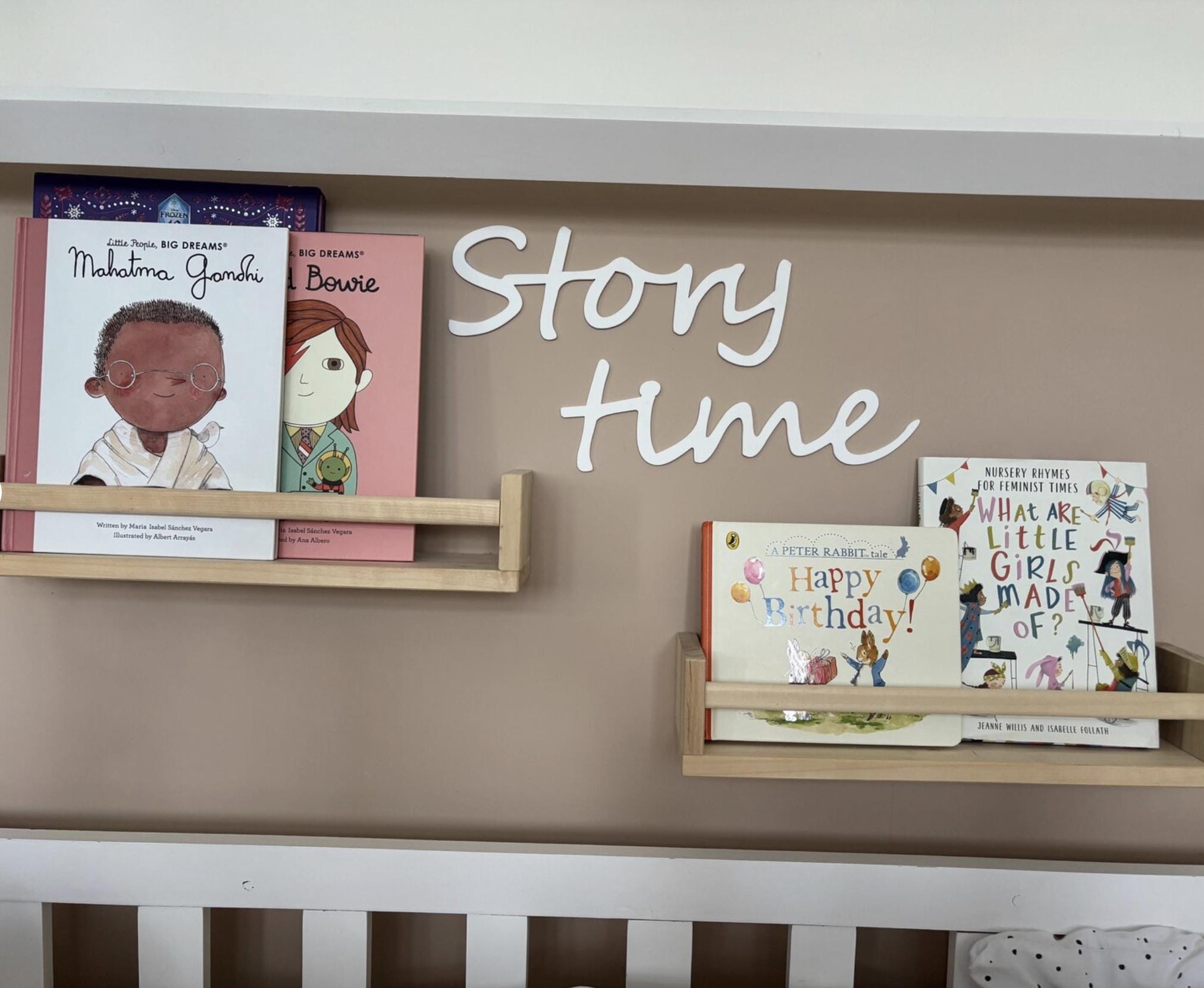 Story Time Wall Words, Wooden Nursery Wall Decor, Reading Corner Decor, Book Nook Sign, Kids Bedroom Decor, Playroom Decor