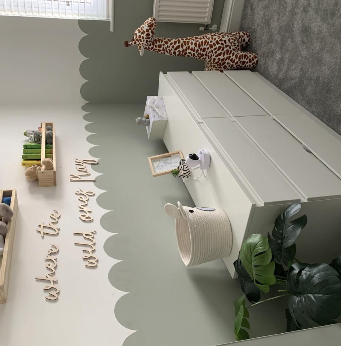 Where The Wild Ones Play Wall Words, Wooden Nursery Wall Decor, Playroom Decor, Kids Bedroom Decor, Wooden Wall Quote
