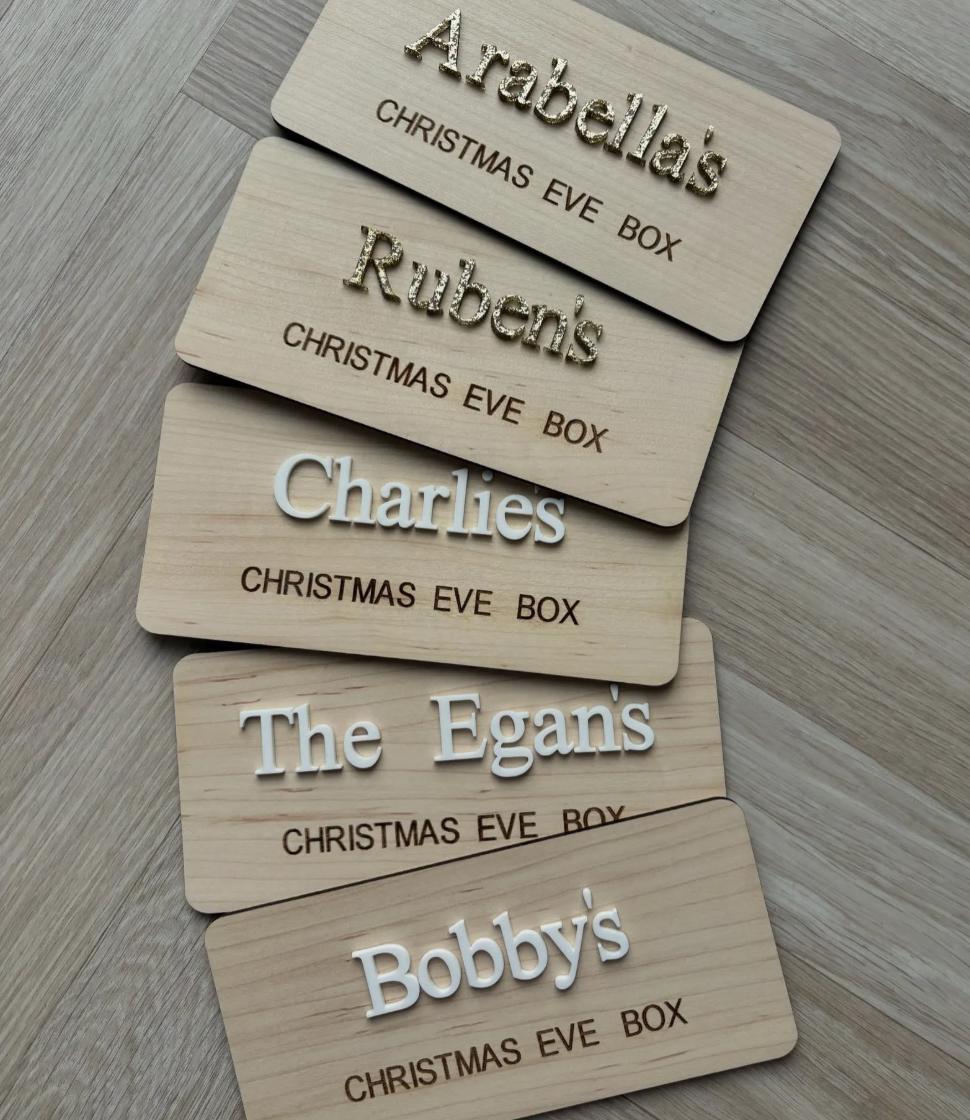 Personalised Christmas Eve Crate, Christmas Crate Sign, Christmas Eve Box, Wooden Christmas Crate, Santa Crate, Christmas Keepsake