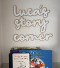 Story Corner Wall Words, Personalised Reading Nook Decor, Wooden Nursery Wall Decor, Reading Corner Sign, Playroom Wall Art