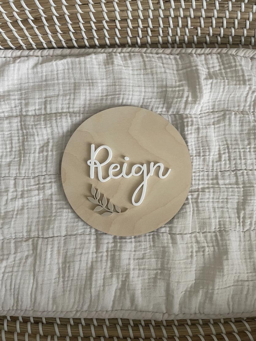 Personalised Baby Announcement, Name Sign, Wooden Name Plaque, Nursery Wall Decor, Baby Name Sign, Wooden Wall Sign, Kids Bedroom Decor