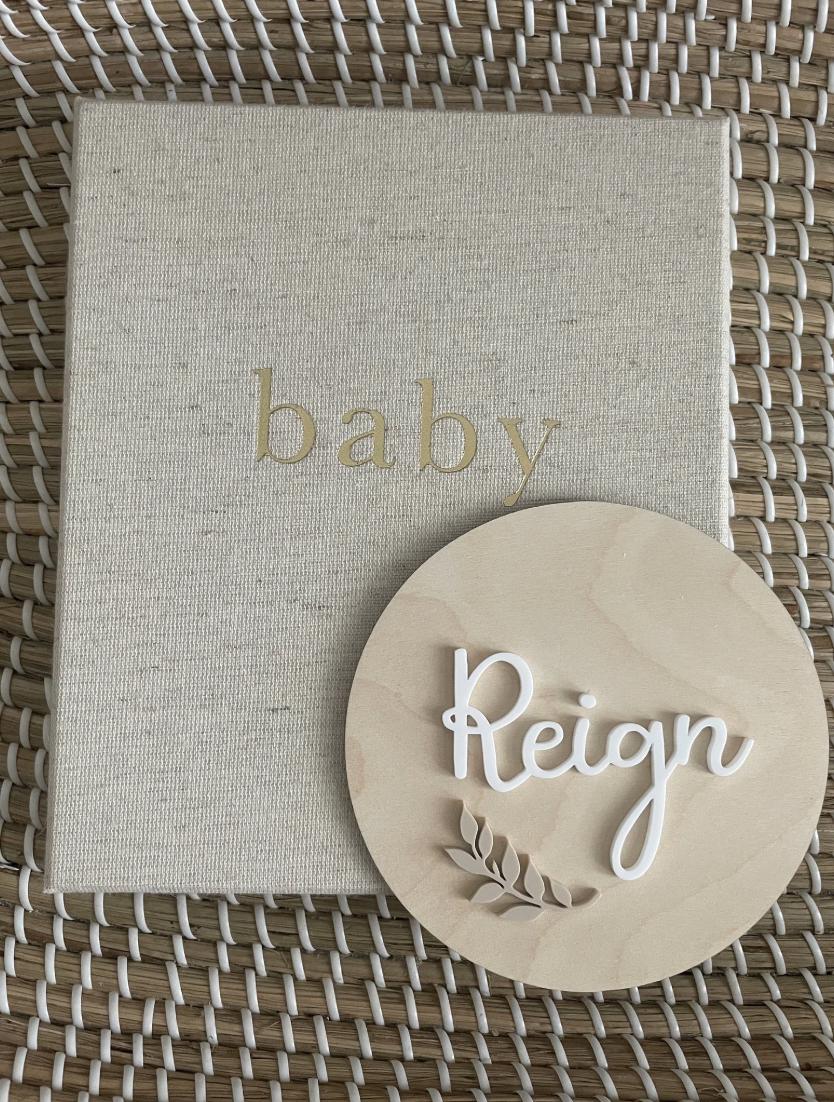 Personalised Baby Announcement, Name Sign, Wooden Name Plaque, Nursery Wall Decor, Baby Name Sign, Wooden Wall Sign, Kids Bedroom Decor