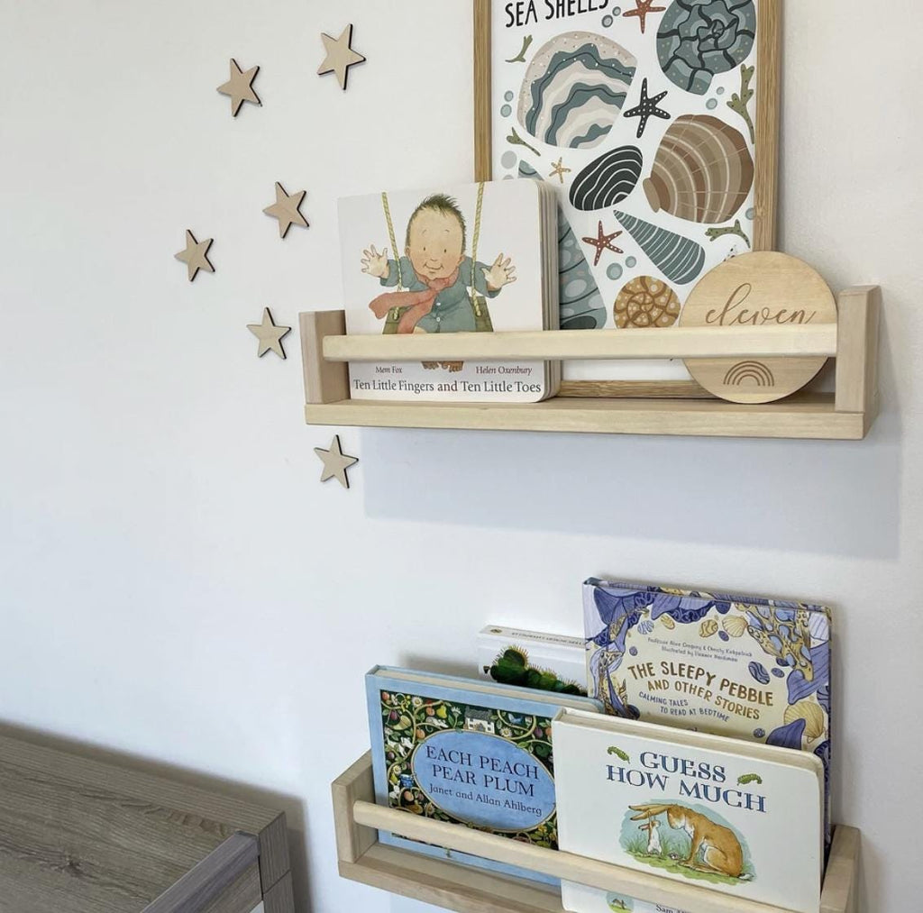 Large Wooden or Acrylic Nursery Wall Stars, Wall Decor, Nursery Wall Stars, Star Wall Decor, Scandi Nursery Decor, Boho Nursery, Set of 6