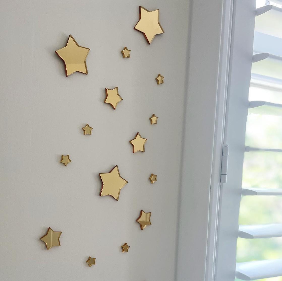 Nursery Wall Stars, Wooden Wall Decor, Star Wall Decor, Nursery Wall Decor, Scandi Nursery, Boho Nursery, Wooden Stars, Acrylic Stars